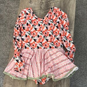 Cheeky Plum Colorful Patterned Dance leotard